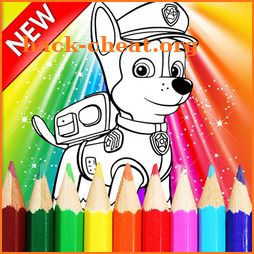 How to color Paw Patrol  Coloring Book icon