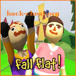 Human Fall Neighbor Flat Crazy icon