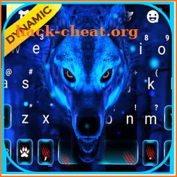 Ice Wolf 3D Keyboard Theme icon