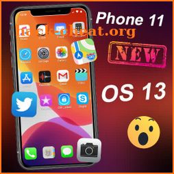 iLauncher iphone 11 max pro ios 13 Theme Wallpaper icon