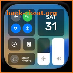 iPhone Control Center iOS 16 icon