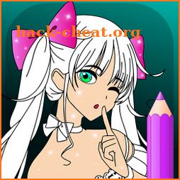 Kawaii - Anime Animated Coloring Book icon