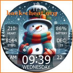 Key WF55 Snowman Watch Face icon