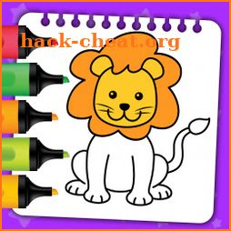 Kids Coloring Book Color Learn icon