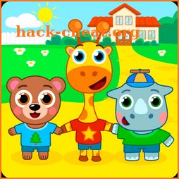 Kindergarten : animals icon