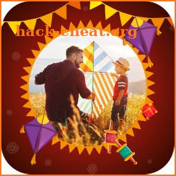 Kite Photo Frame - Makar Sankranti Photo Editor icon