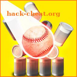 Knockdown Cans Hit - Baseball shoot icon