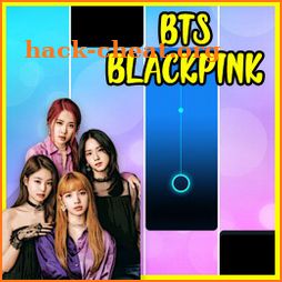 KPOP Piano Black Pink Tiles icon