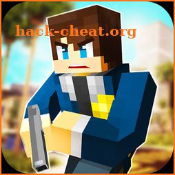 LA Police Craft: Block Cop & Robbers Action Games icon