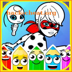 ladybug Coloring Book for Cat Noir icon