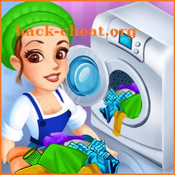 Laundry Service Dirty Clothes Washing Game icon