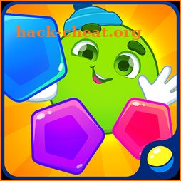 Learning shapes and colors for toddlers: kids game icon