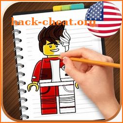 LEGO Ninjago coloring book icon