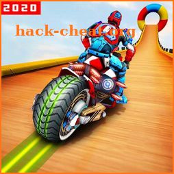 Light Bike Mega Ramp Stunts Game icon