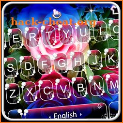 Live 3D Shining Colorful Rose Keyboard Theme icon