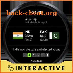 Live Cricket Score Wear OS App icon