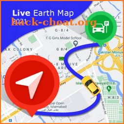 Live Earth Map & Navigation - Car Parking App 2021 icon