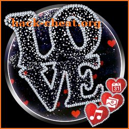 Live Glitter Love Launcher Theme GIF HD Wallpaper icon