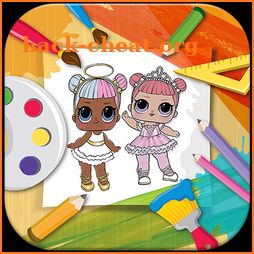 Livre de coloriage Lol surprise baby dolls icon