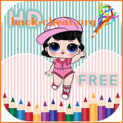 Lol Doll Coloring Book icon