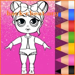 Lol Dolls Coloring Book, Lols & Dresses icon