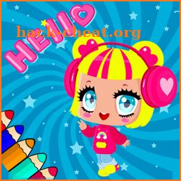 LOL Dolls: Coloring Book Super 🌈 Surprise Girl🦄 icon