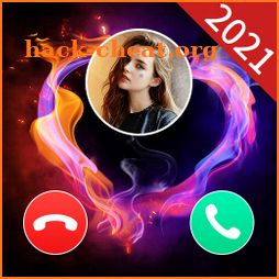 Love Caller Theme - Color Call Phone & Flashlight icon