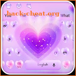 Love Purple Keyboard Theme icon