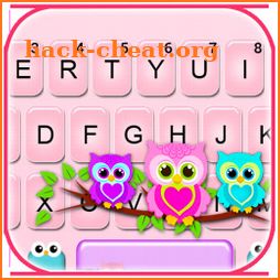 Lovely Owls Keyboard Theme icon