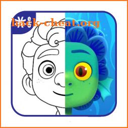 Luca Coloring Book icon