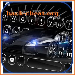 Luxury Black Car Keyboard Theme icon