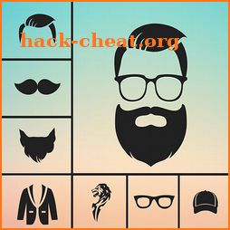 Man Photo Editor : Man Hair style ,mustache ,suit icon