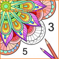 Mandala Color by Number Book icon