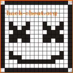 Marshmello Pixel Art World icon