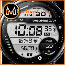 MD221 - Top Digital Watch Face Matteo Dini MD icon