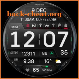 MD332 Digital watch face icon