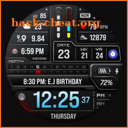 MD336 Digital watch face icon