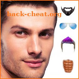 Men photo editor : men hairstyle - men mustache icon