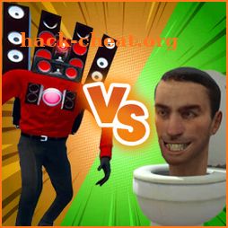 Merge Toilet Skinbidi Battle icon