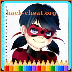 Miraculous Ladybug Coloring Game icon