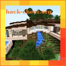 Modern House in the Mountain. Map for MCPE icon