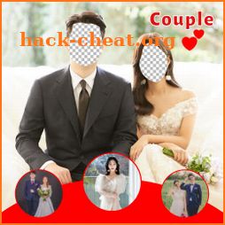 Modern Wedding Couple Suit icon