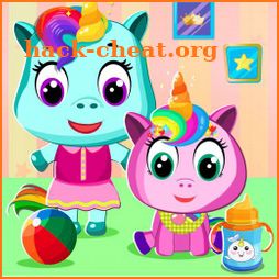 Mom And Baby Unicorn Care icon