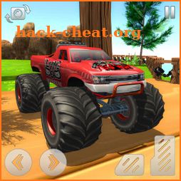 Monster truck racing adventure icon