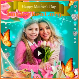 Mother day video maker with song icon