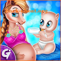 My Pony Newborn Baby And Mommy Care Pony Grown icon