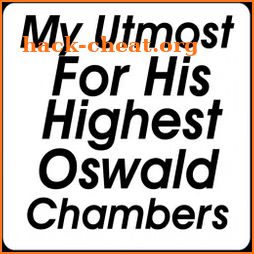 My Utmost for the highest Oswald Chambers App icon