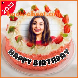 Name Photo On Birthday Cake - Birthday Photo Frame icon