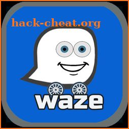 Navigation waze maps and gps guide icon