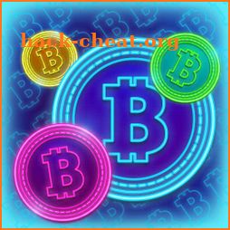 Neon Bitcoin: Plinko Win icon